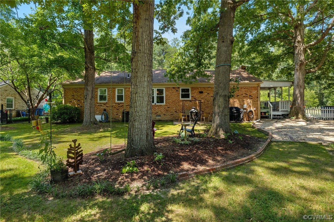 9505 Beach Road Chesterfield, VA 23838 - Photo 31 of 32 a view of a house with backyard