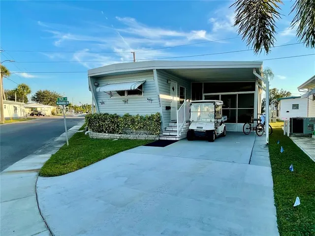 a view of a house with a patio