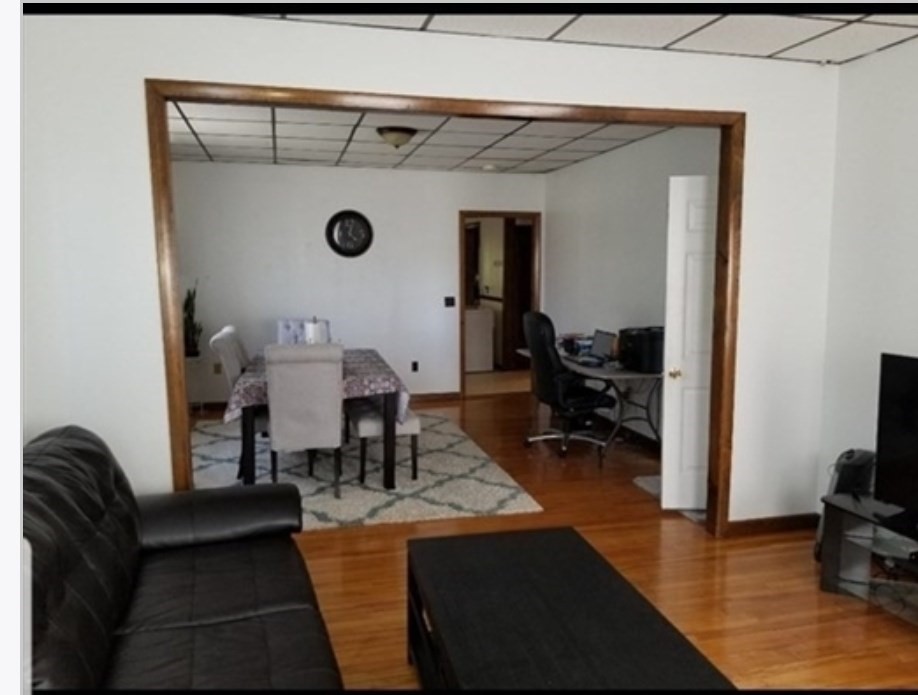125 Hamilton Street, Unit 2 Worcester, MA 01604 - Photo 6 of 14 a living room with furniture and a wooden floor