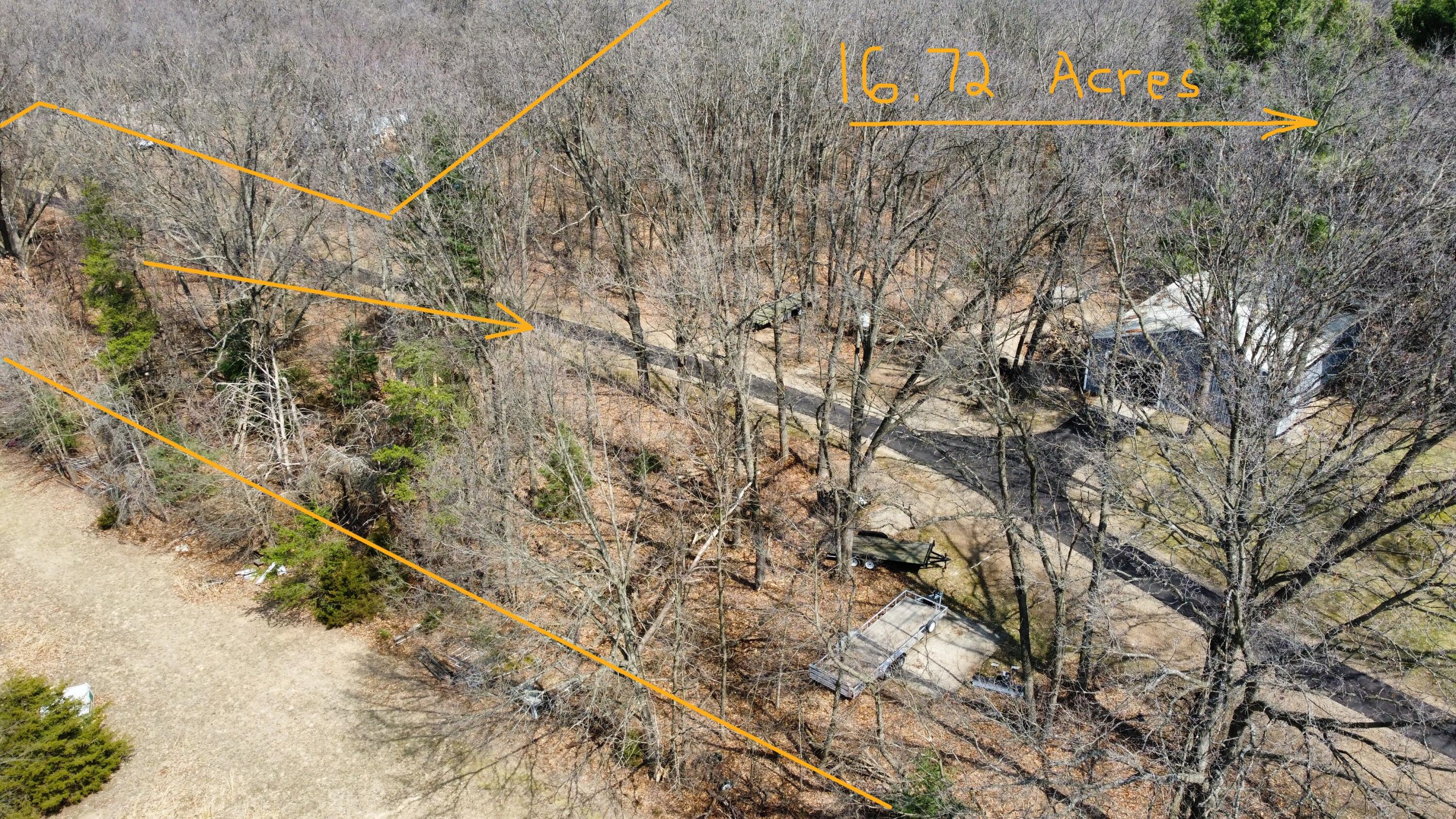 26641 60th Avenue Mattawan, MI 49071 - Photo 8 of 48 Aerial w boundaries