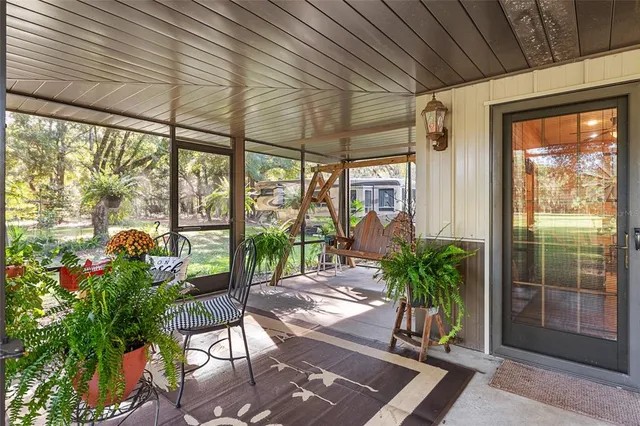 a living room filled with furniture
