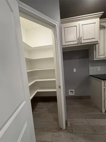 a view of an empty room