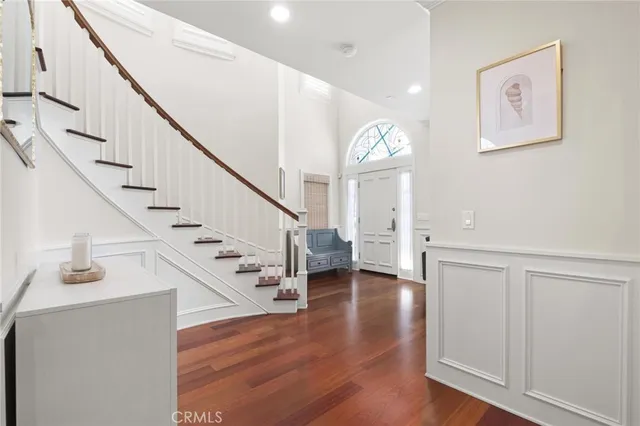 a bedroom with a bed and a cabinets