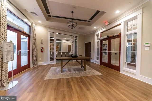 a view of a indoor basketball court