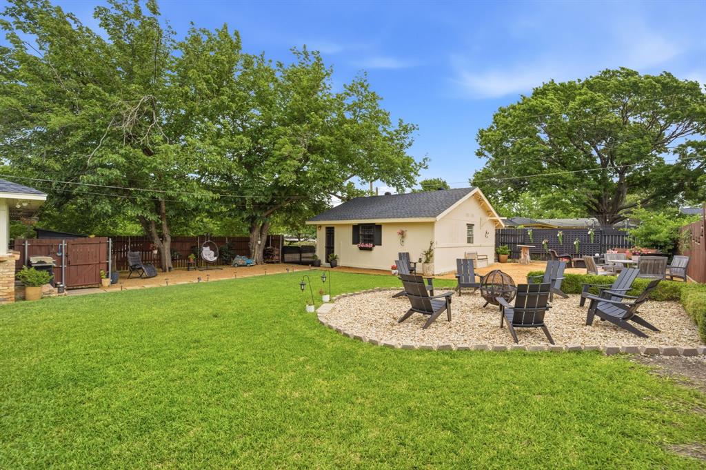 9380 North County Road Frisco, TX 75033 - Photo 5 of 40 expansive backyard with multiple entertaining areas