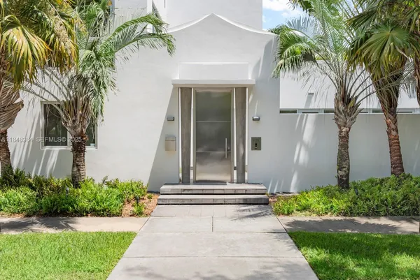 a view of a entryway door of the house