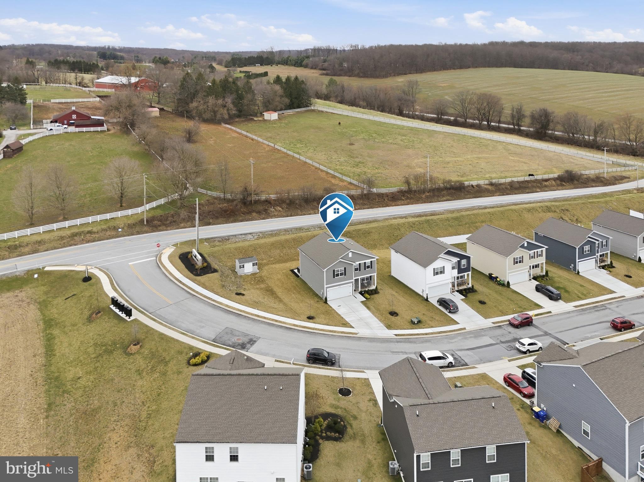 4301 Brent Drive Spring Grove, PA 17362 - Photo 47 of 49 an aerial view of a house with a lake view