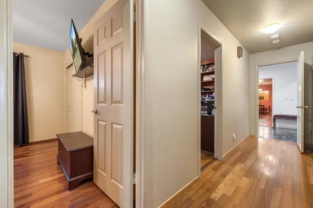 a bathroom with a shower and a bathtub
