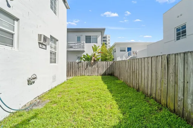 a city view with tall buildings