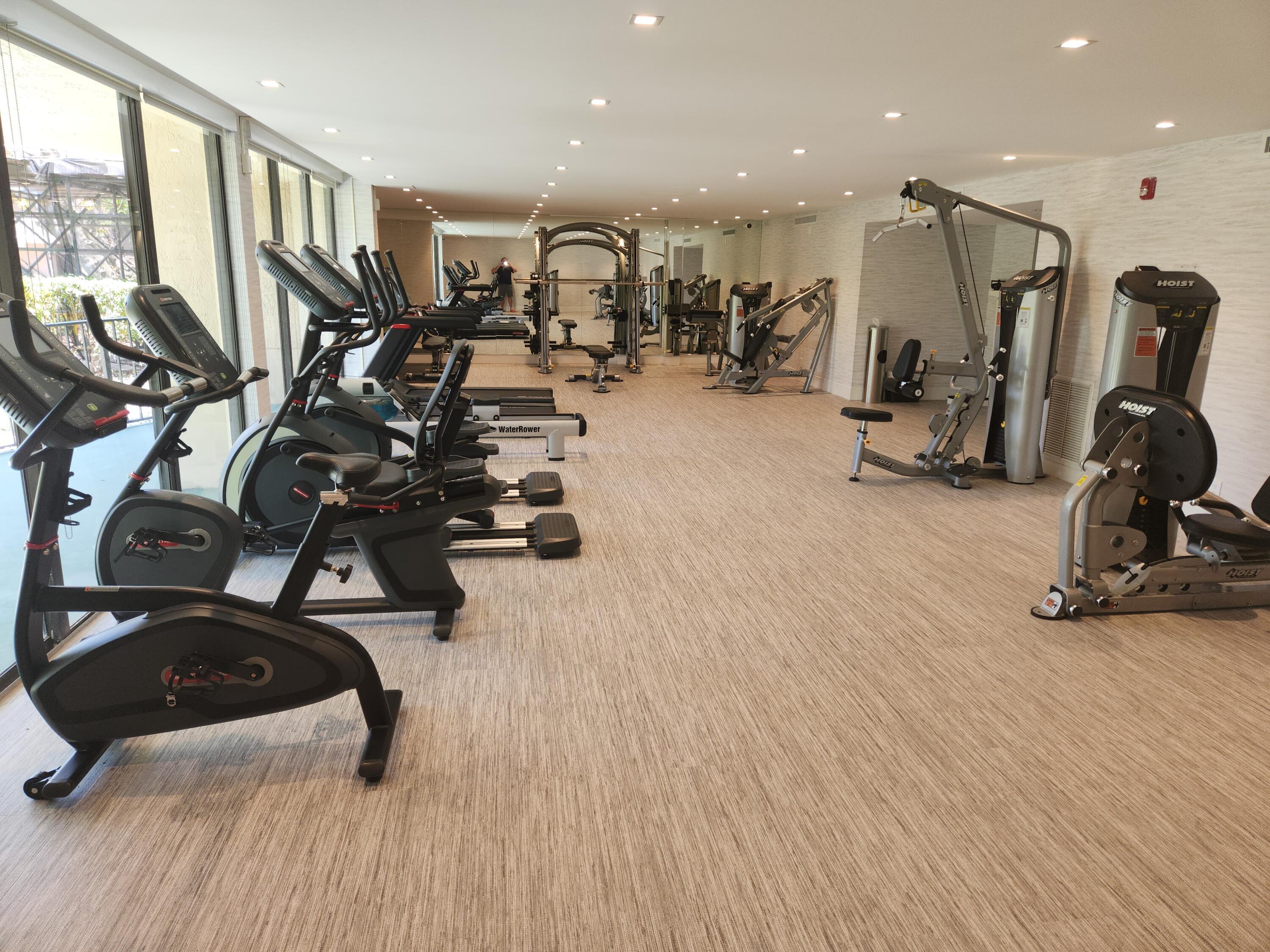 859 Jeffery Street, Unit 506 Boca Raton, FL 33487 - Photo 36 of 80 a view of a room with gym equipment