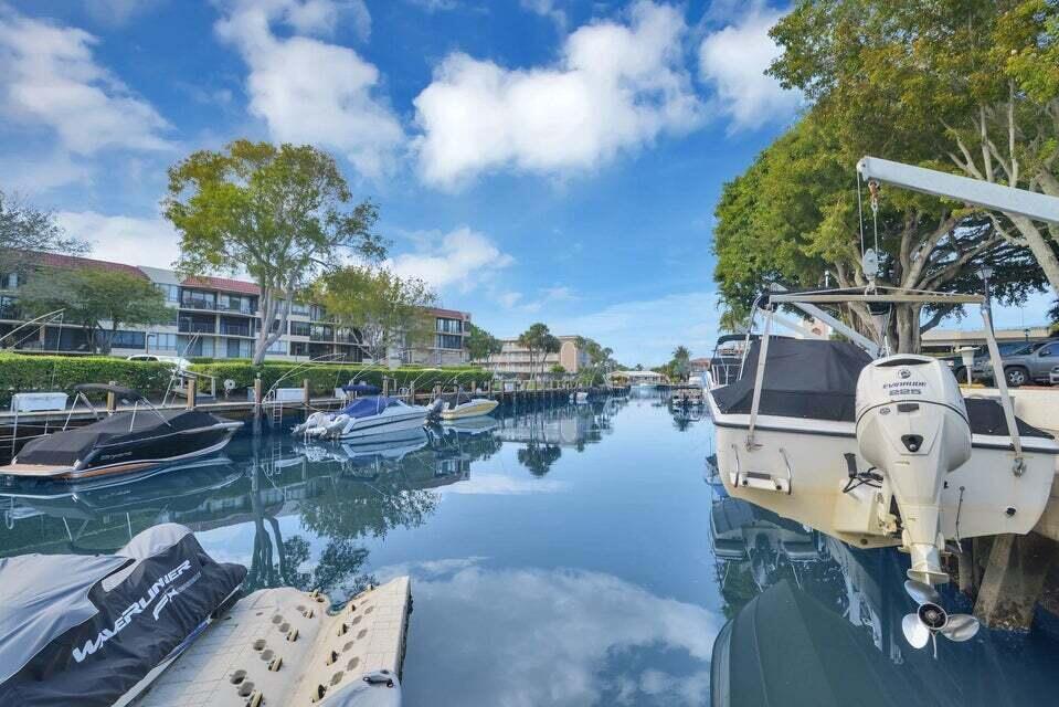 859 Jeffery Street, Unit 506 Boca Raton, FL 33487 - Photo 52 of 80 Porta Bella arial canal with boats pic