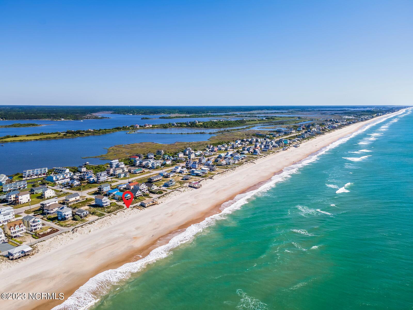 334 Topsail Road North Topsail Beach, NC 28460 - Photo 8 of 29 Drone Aerial