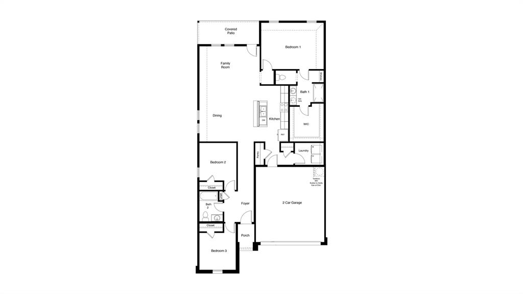 1505 Tin Roof Road Krum, TX 76249 - Photo 35 of 35 D.R. Horton's Caden floor plan elevation-A- All Home and community information, including pricing, included features, terms, availability and amenities, are subject to change at any time without notice or obligation. All Drawings, pictures, photographs, video, square footages, floor plans, elevations, features, colors and sizes are approximate for illustration purposes only and will vary from the homes as built.