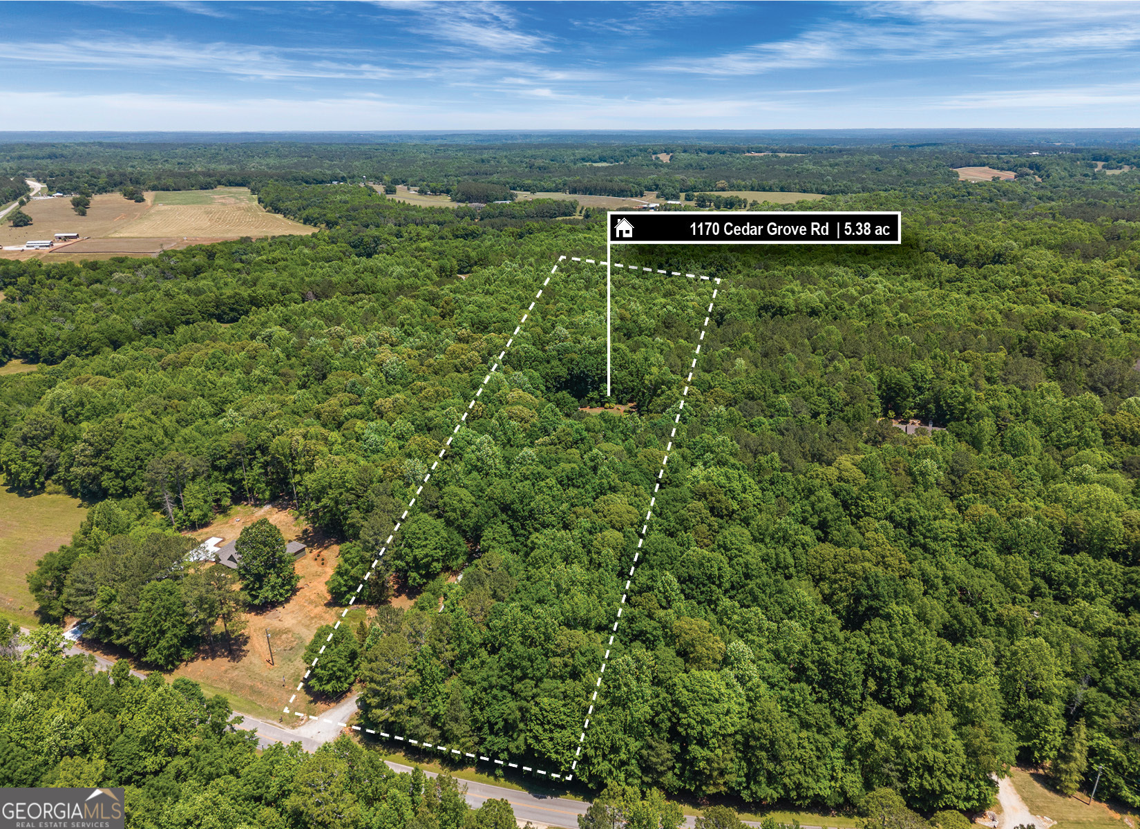 1170 Cedar Grove Road Buckhead, GA 30625 - Photo 51 of 51 an aerial view of a golf course with houses