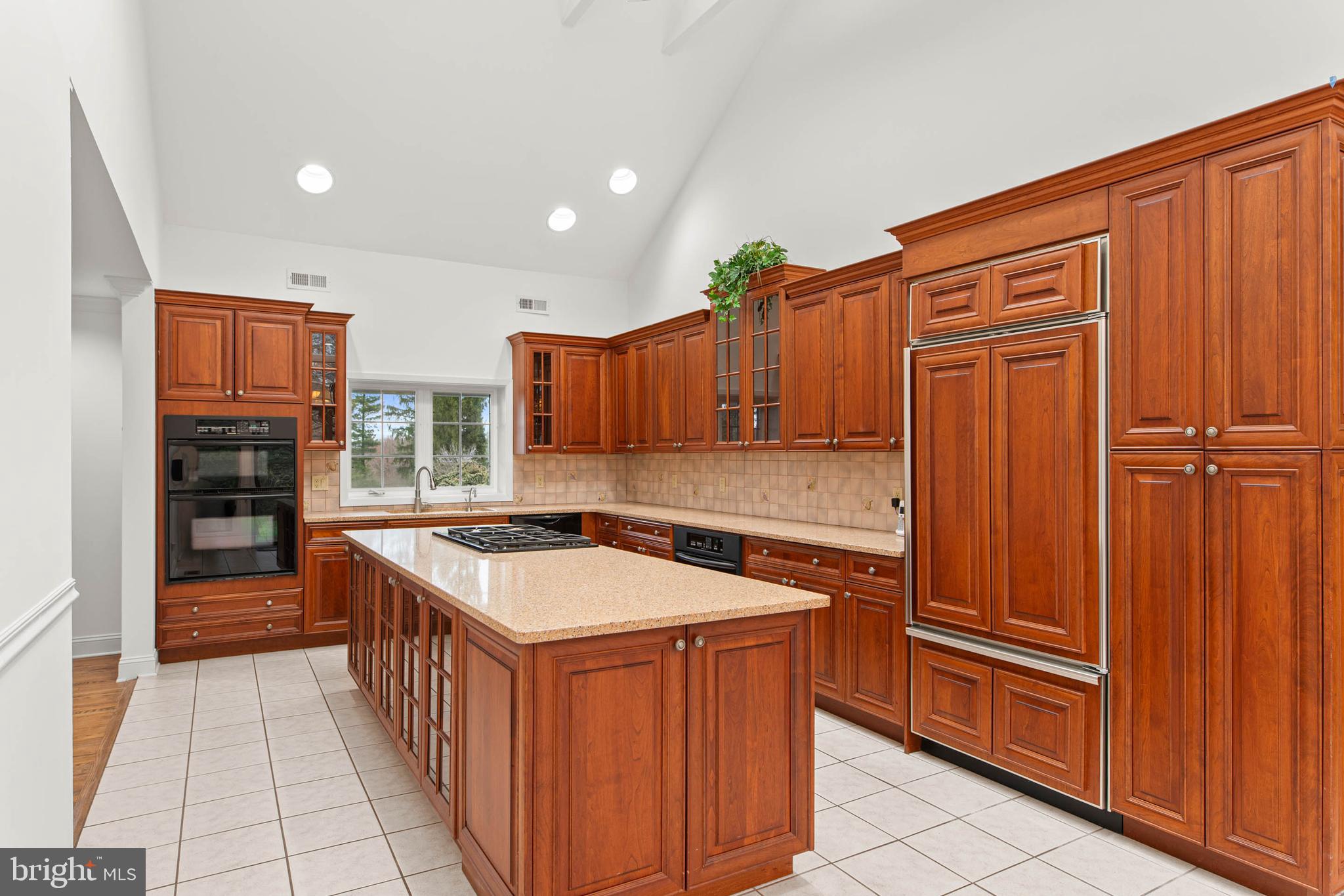 753 Mustin Lane Villanova, PA 19085 - Photo 13 of 40 a kitchen with stainless steel appliances granite countertop a refrigerator and a sink