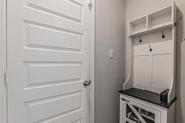 a room with storage and utility