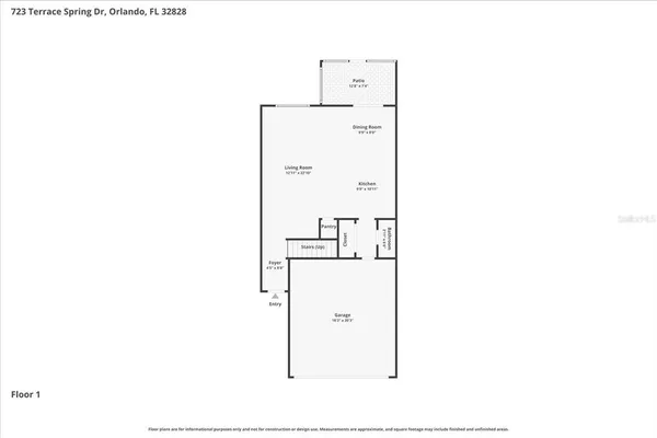 $329,000 | 723 Terrace Spring Drive, Orlando, FL 32828