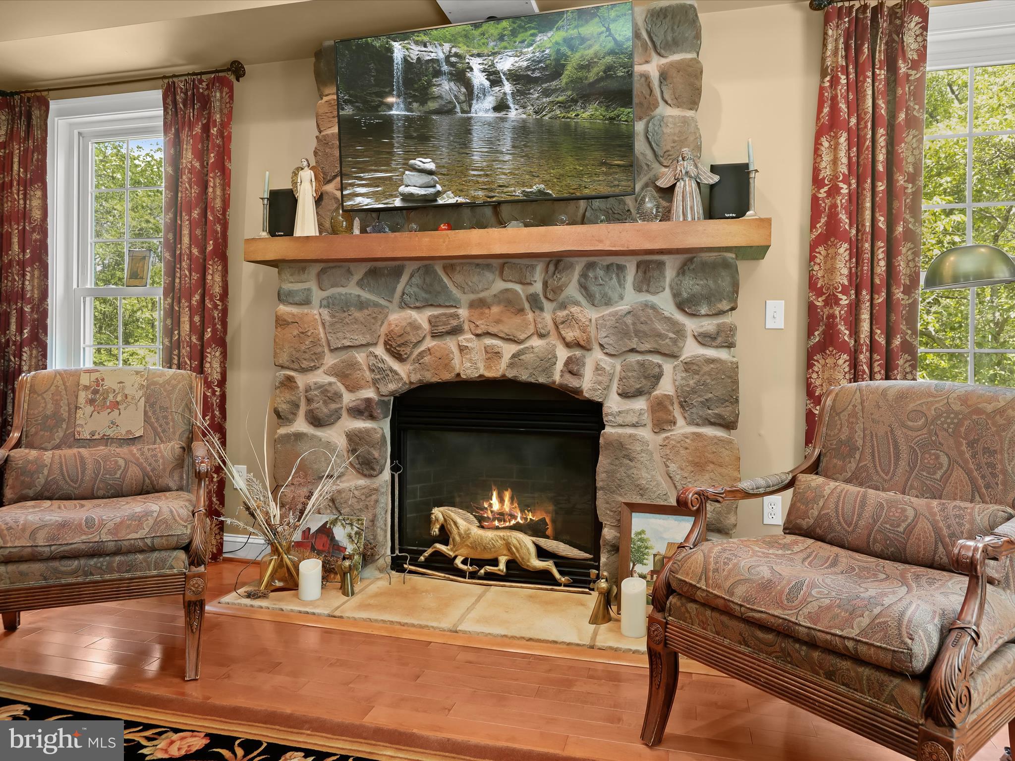 2905 Duvall Road Woodbine, MD 21797 - Photo 32 of 90 Family Room - Fireplace - Hardwood Floors