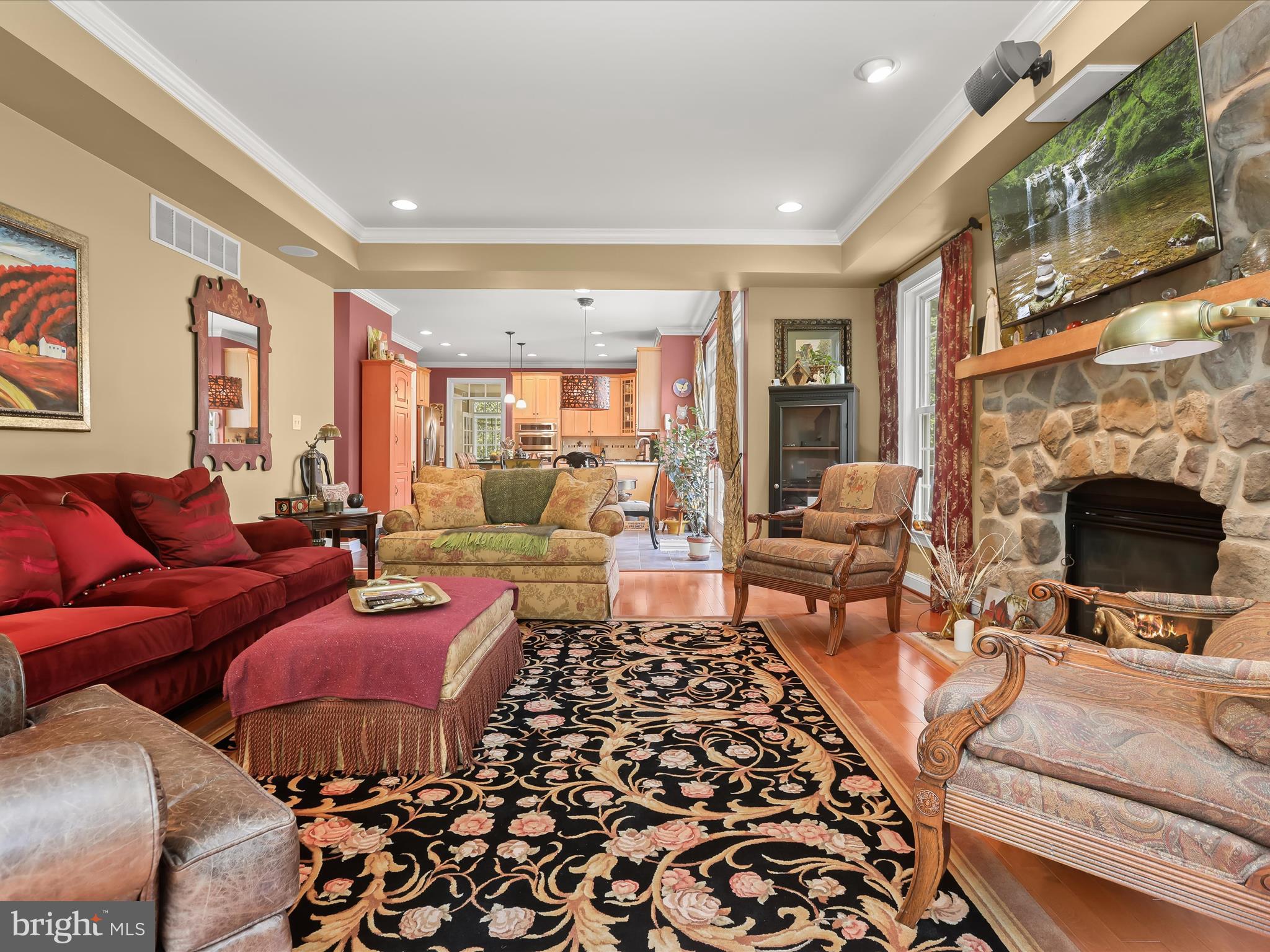2905 Duvall Road Woodbine, MD 21797 - Photo 8 of 90 Family Room - Fireplace - Hardwood Floors