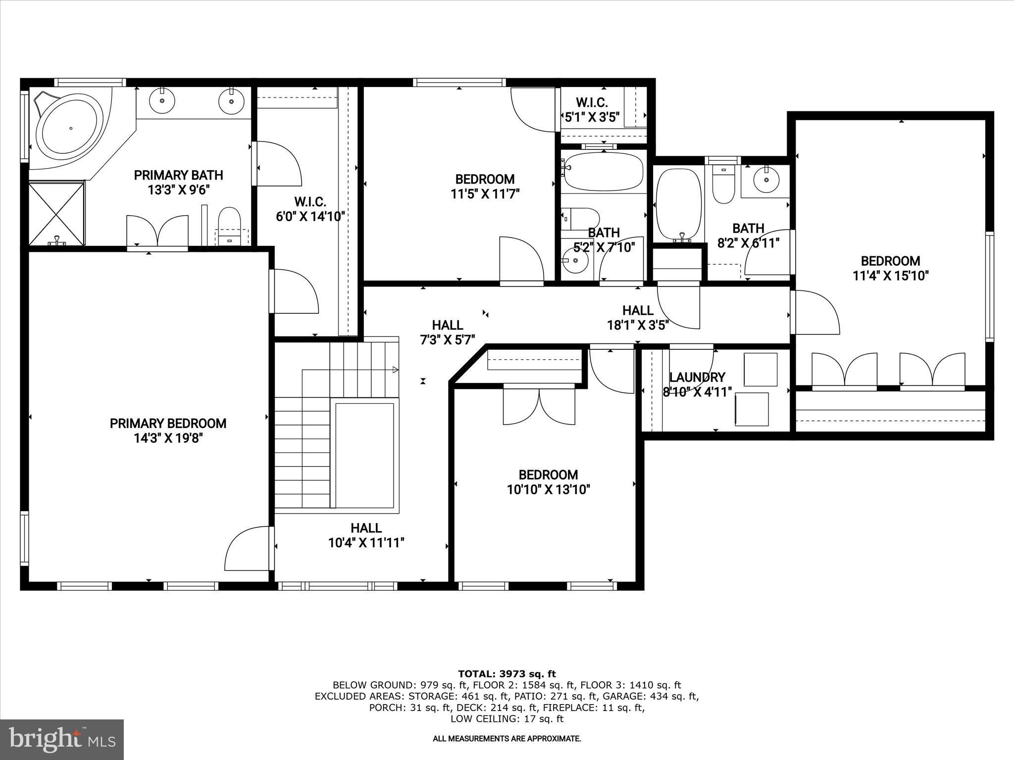2905 Duvall Road Woodbine, MD 21797 - Photo 88 of 90 3rd_floor_2905_duvall_road_woodbine_with_dim
