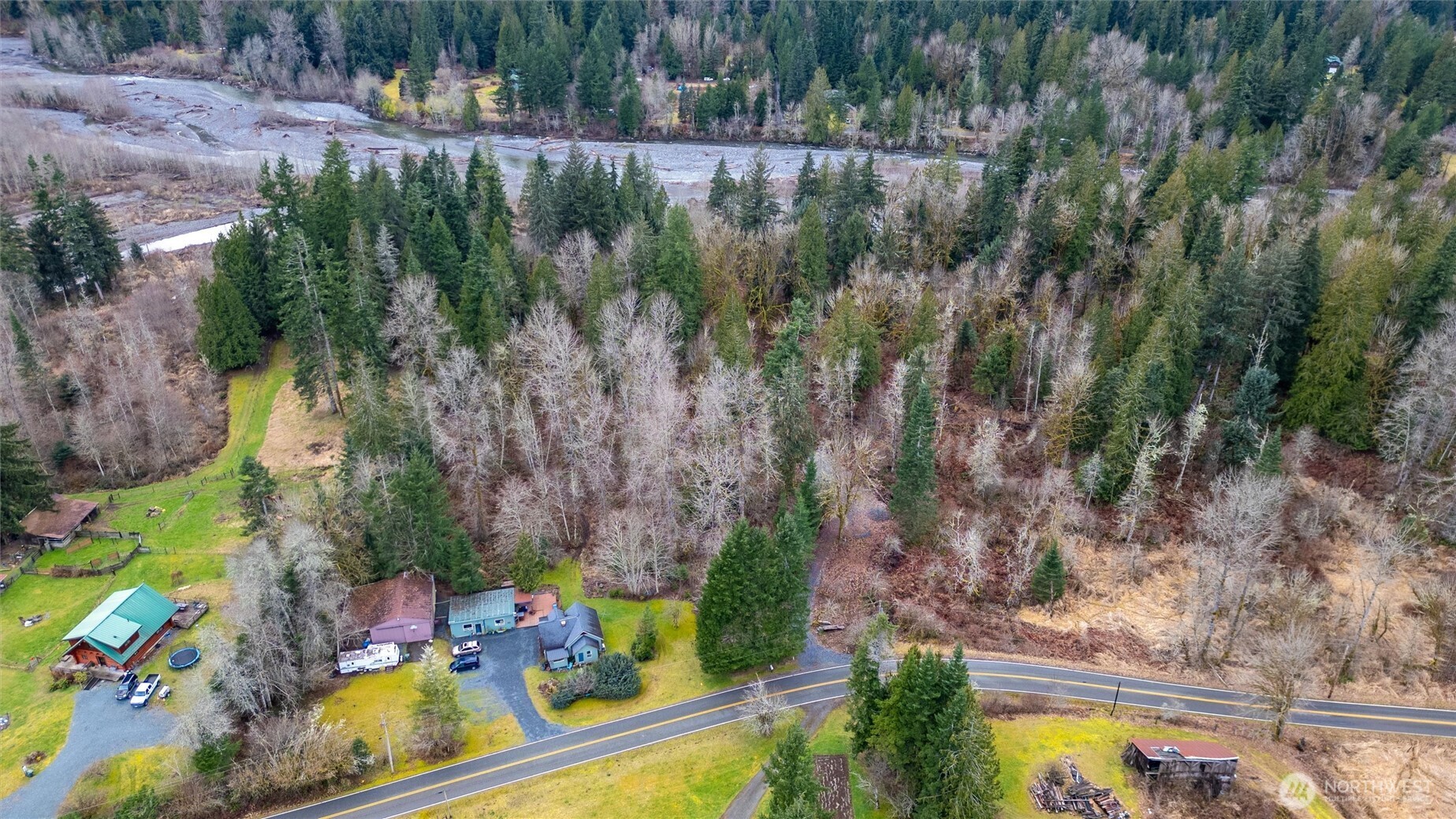 0 Mosquito Lake Road Deming, WA 98244 - Photo 2 of 22 an aerial view of residential house with outdoor space