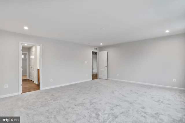 a view of an empty room