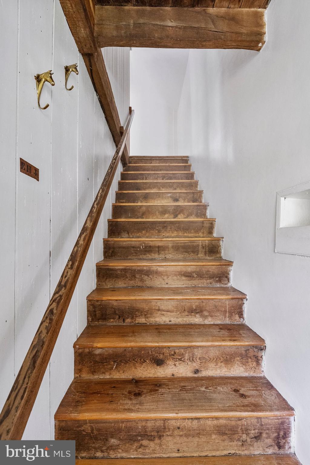 3480 Old Windy Bush Road New Hope, PA 18938 - Photo 22 of 44 Stairs to upstairs bedrooms