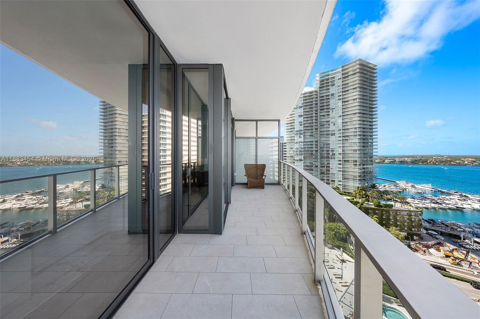 500 Alton Road, Unit 1904 Miami Beach, FL 33139 - Photo 18 of 31 a balcony with city view