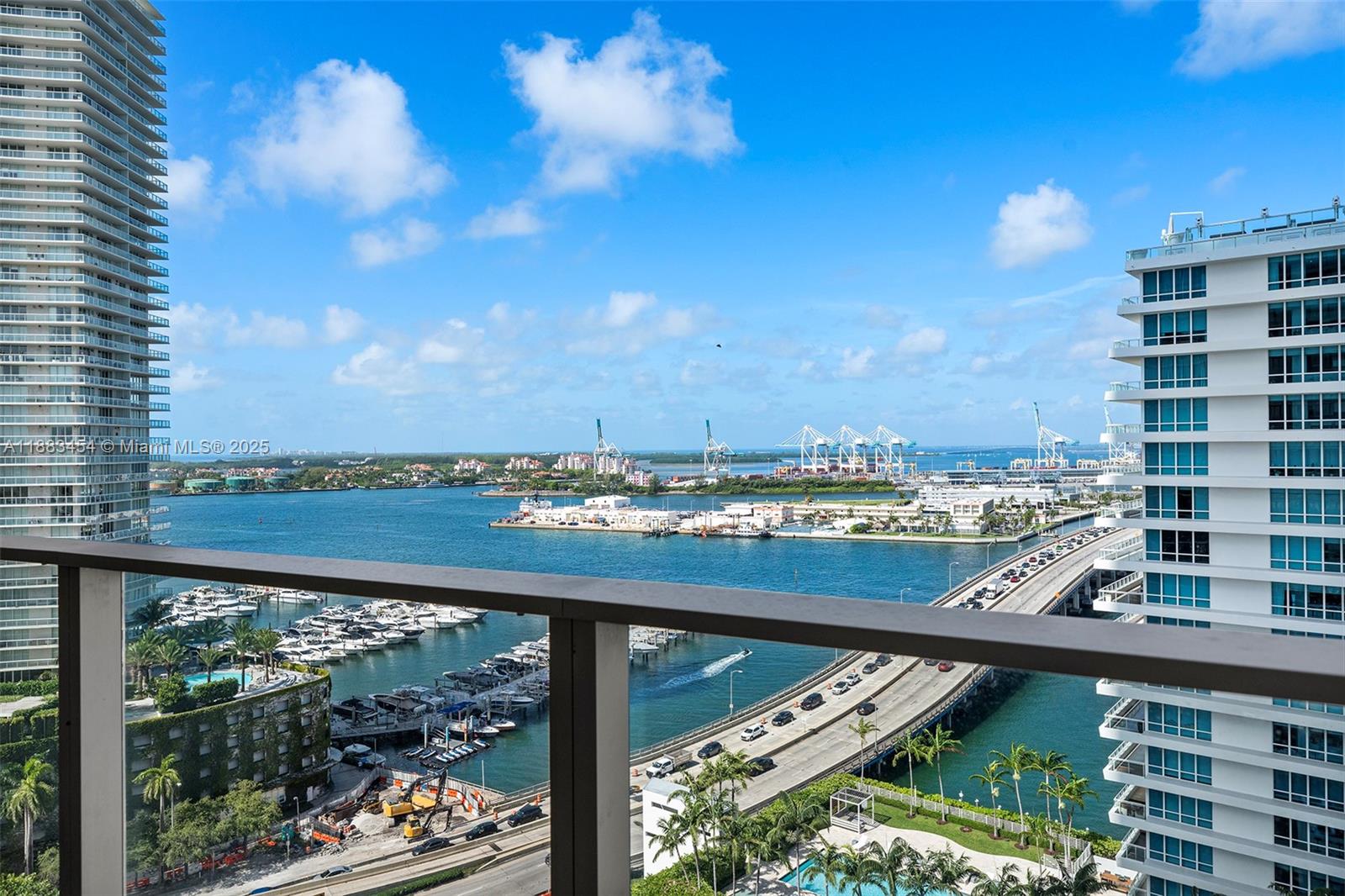 500 Alton Road, Unit 1904 Miami Beach, FL 33139 - Photo 30 of 31 a view of a city from a balcony