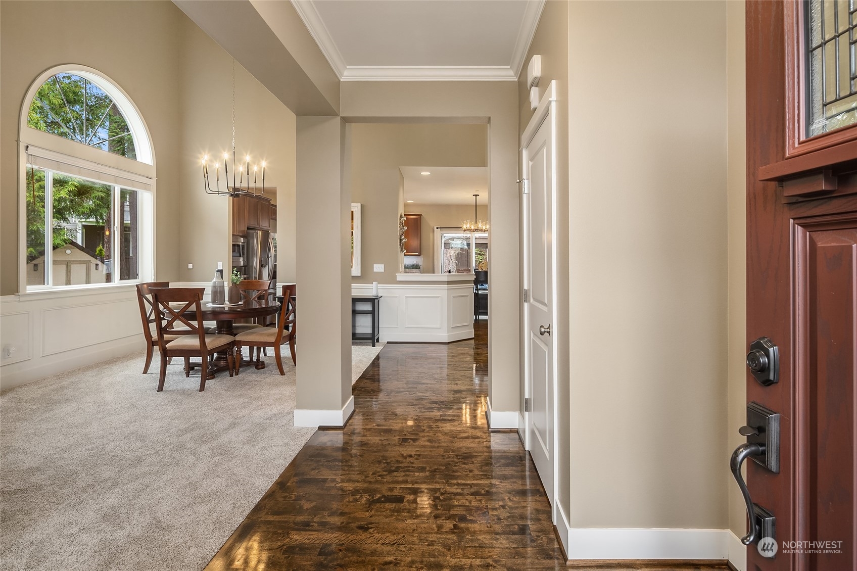 3215 217th Place Southeast Bothell, WA 98021 - Photo 2 of 30 a view of a dining room with furniture window and outside view