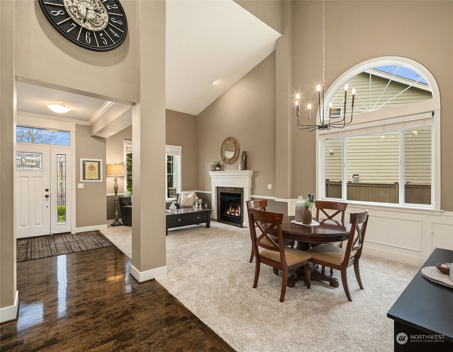 3215 217th Place Southeast Bothell, WA 98021 - Photo 6 of 30 a view of a livingroom with furniture and a fireplace