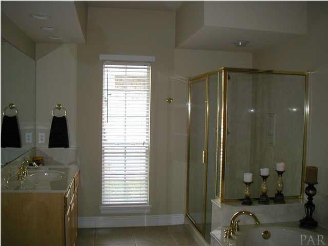 2575 Pine Forest Road Cantonment, FL 32533 - Photo 19 of 24 This is another view of that vanity with the shower across from it