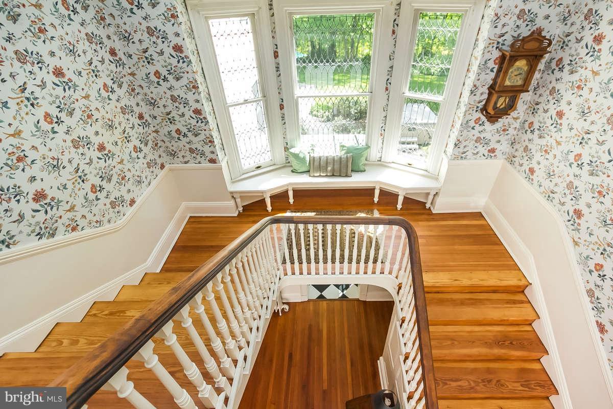 1926 Ruxton Road Baltimore, MD 21204 - Photo 14 of 30 Fabulous window seat on Landing under Leaded Glass