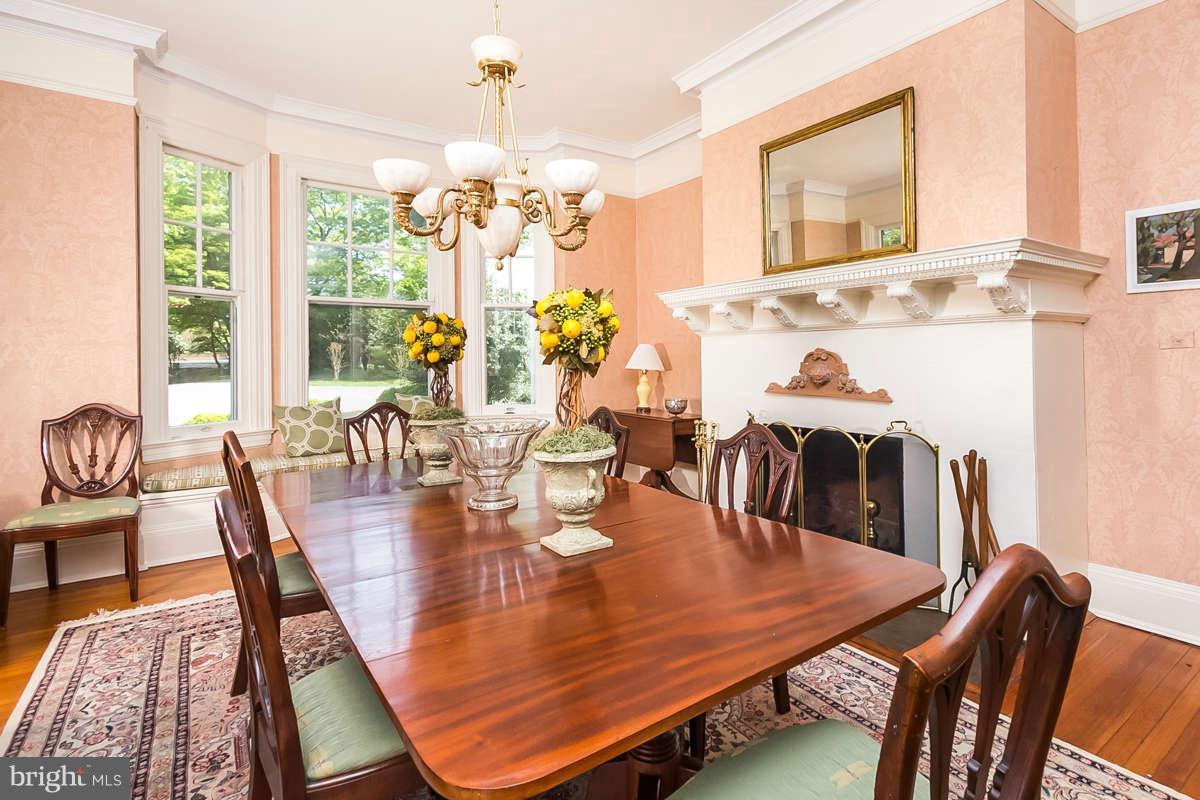 1926 Ruxton Road Baltimore, MD 21204 - Photo 7 of 30 Formal Dining Room w/working Fireplace