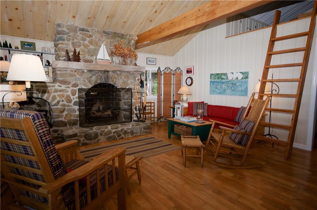 24 Huppers Road Tenants Harbor, ME 04860 - Photo 12 of 21 Beautiful oversized stone fireplace...