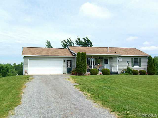 7015 Old State Road Byron, NY 14416 - Photo 1 of 1 Exterior Front VERY WELL BUILT AND MAINTAINED 2 BE