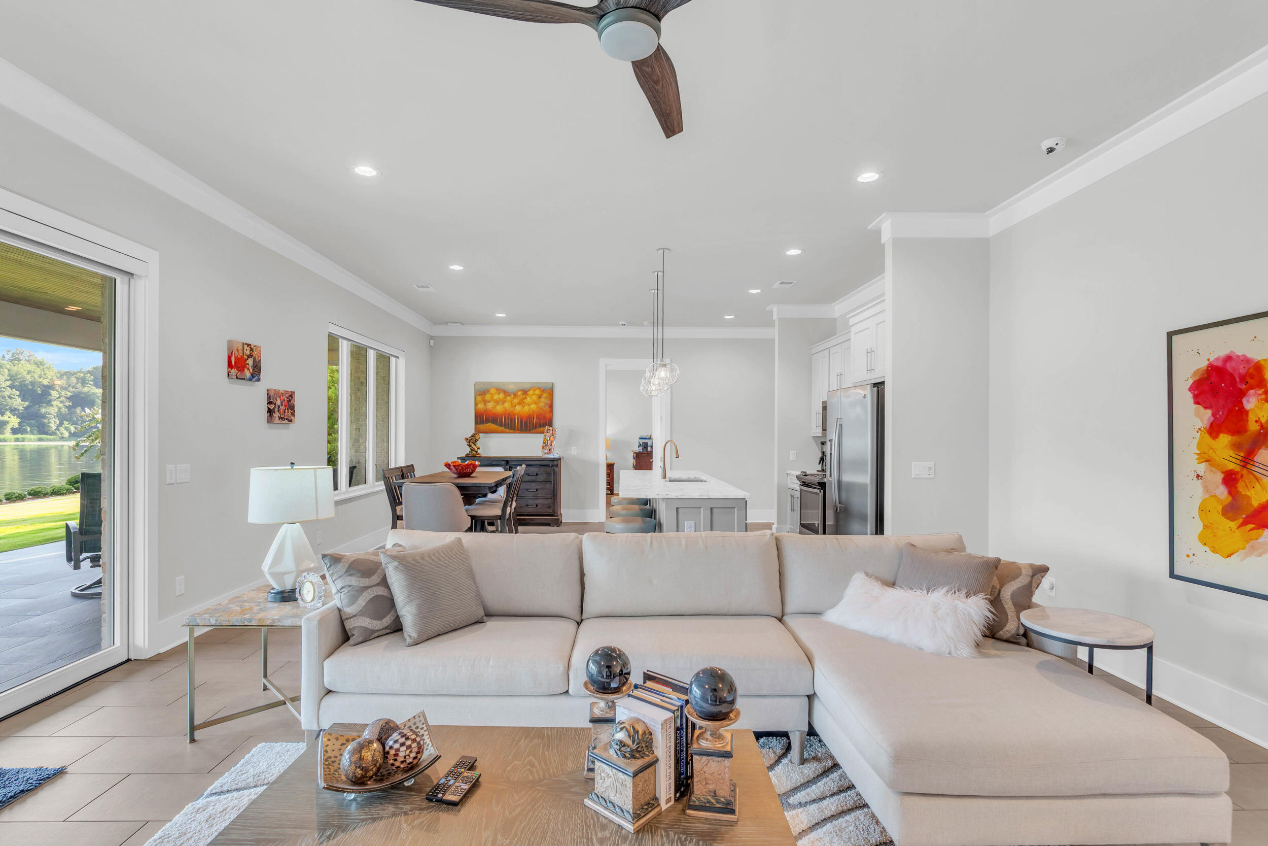 290 Edgewater Way Jasper, TN 37347 - Photo 76 of 128 Den to Lower Level Kitchen