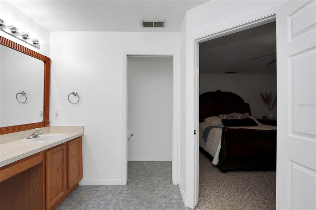 10648 Southwest 38th Avenue Ocala, FL 34476 - Photo 32 of 52 a bathroom with a sink and a mirror