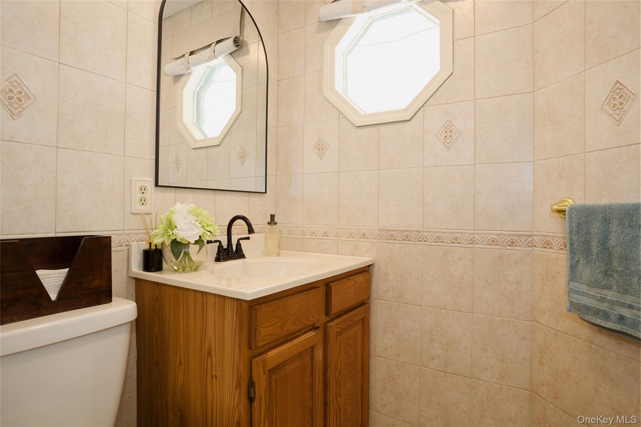 32 Cole Road Pleasant Valley, NY 12569 - Photo 41 of 49 a bathroom with a sink and a mirror