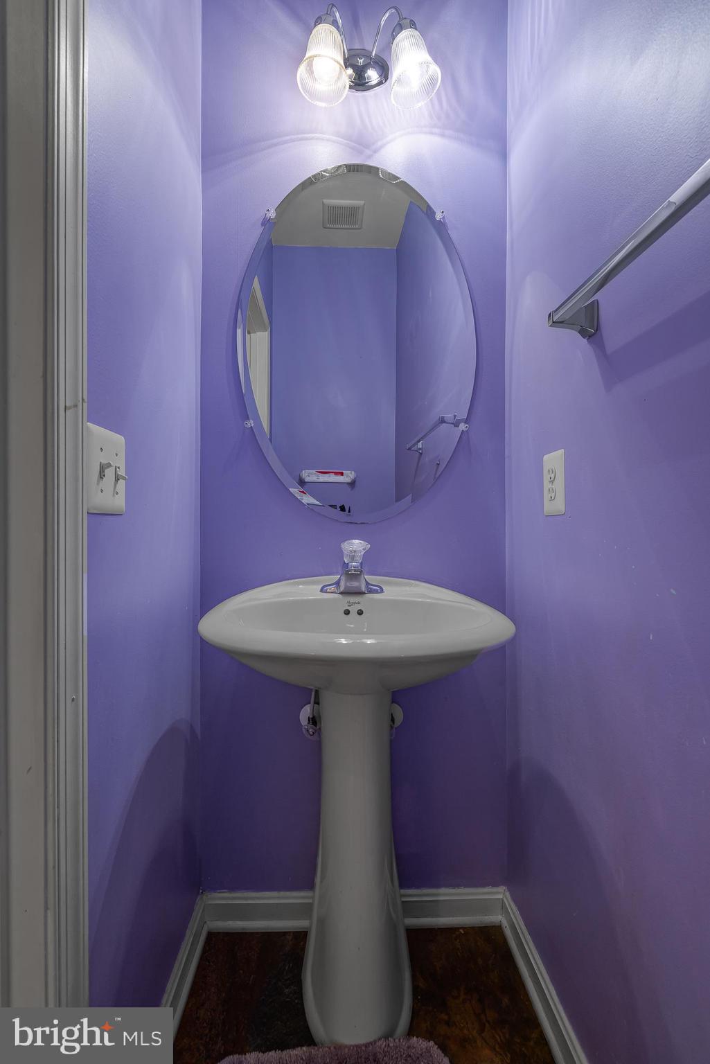 433 Pierce Run Newark, DE 19702 - Photo 35 of 43 a bathroom with a sink and a mirror