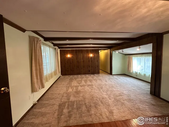 a view of empty room