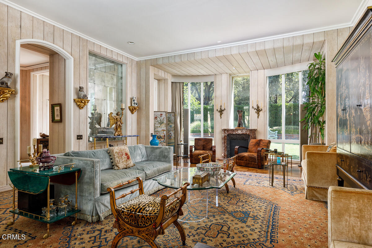 465 South San Rafael Avenue Pasadena, CA 91105 - Photo 6 of 75 a living room with furniture and a large window