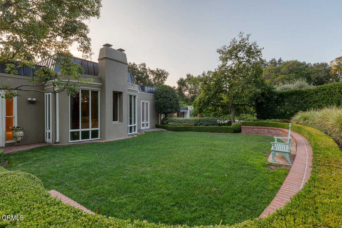 465 South San Rafael Avenue Pasadena, CA 91105 - Photo 61 of 75 a view of a house with a yard deck and a small cabin