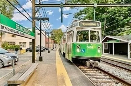 a view of a train station