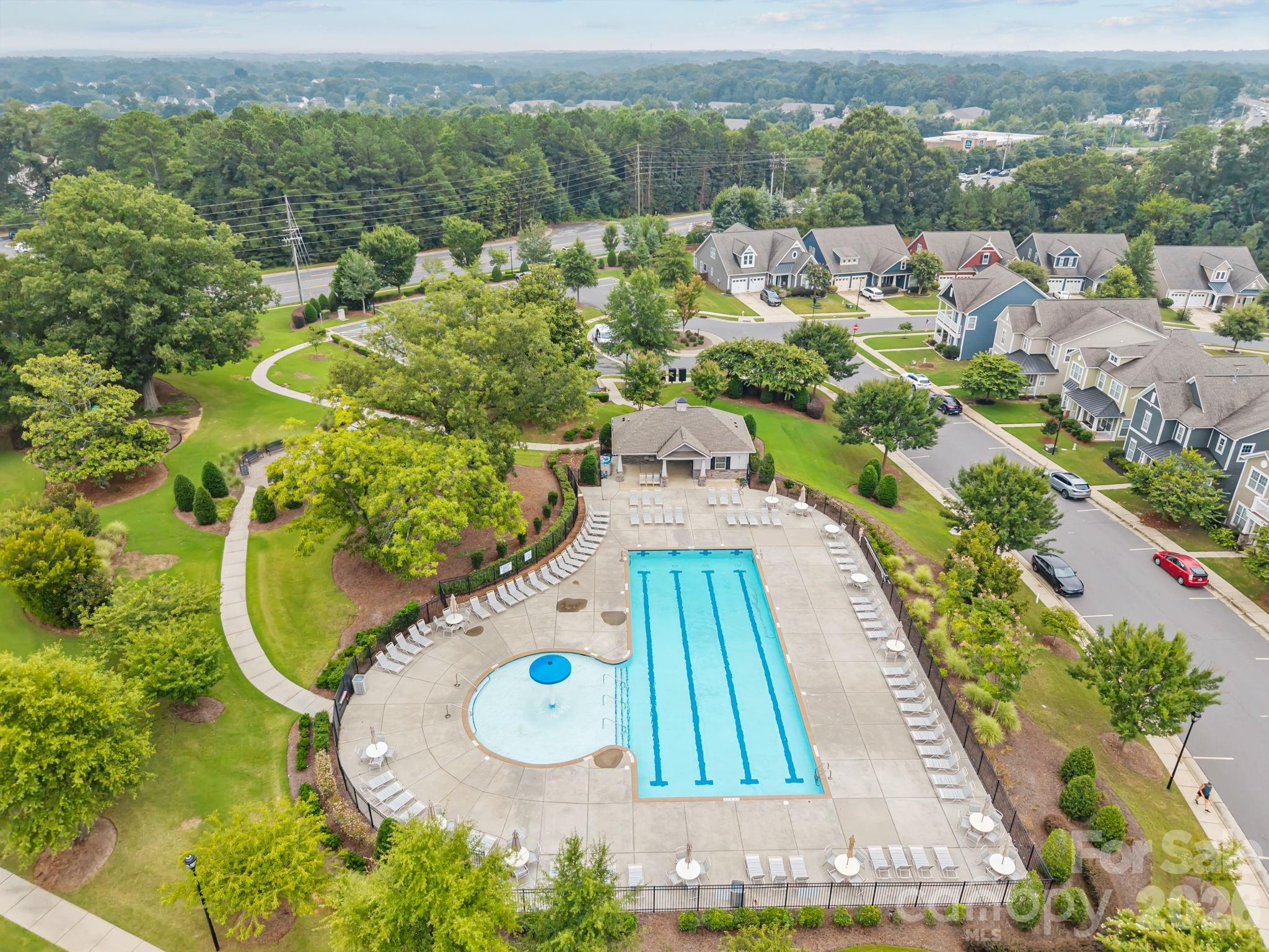 4028 Whittier Lane Tega Cay, SC 29708 - Photo 44 of 46 an aerial view of a house