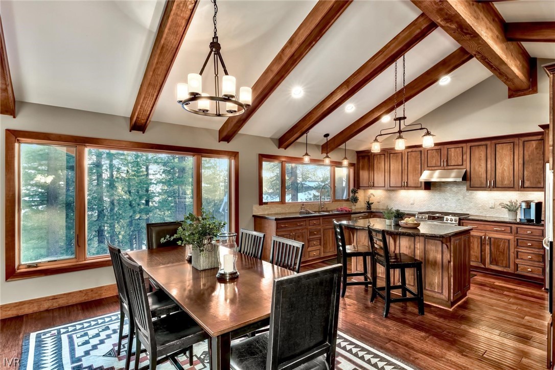 751 Tyner Way Incline Village, NV 89451 - Photo 11 of 29 a view of a dining room with furniture window and wooden floor