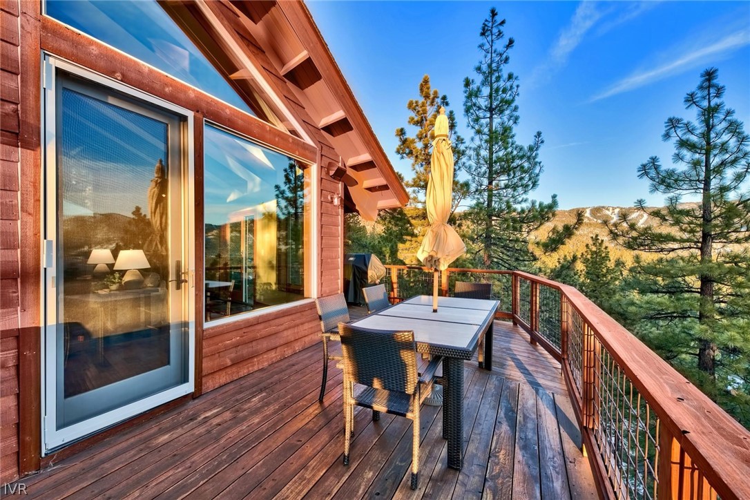 751 Tyner Way Incline Village, NV 89451 - Photo 13 of 29 a balcony with wooden floor and outdoor seating