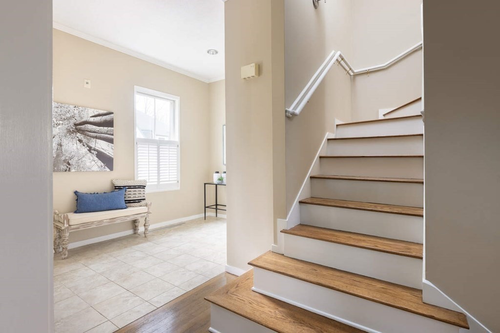1175 Chestnut Street, Unit 2 Newton, MA 02464 - Photo 6 of 13 a view of entryway and hall with wooden floor
