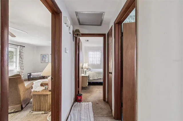 a view of front door of a house