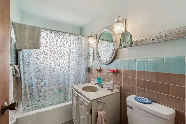 a backyard of a house